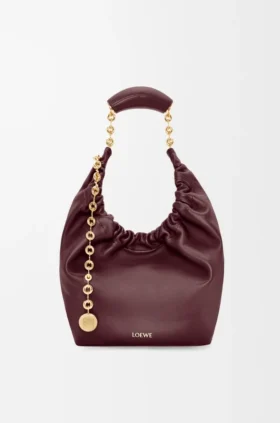 Bolso pequeño «Squeeze» en piel de cordero napa suave