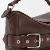 Bolso Puzzle Biker pequeño en piel de becerro brillante