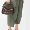 Bolso Puzzle Biker pequeño en piel de becerro brillante
