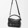 Bolso Puzzle Biker pequeño en piel de becerro brillante