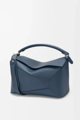 Bolso Puzzle Edge grande en piel de becerro clásica