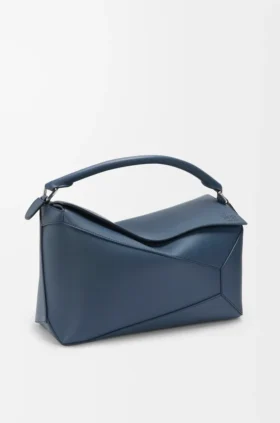 Bolso Puzzle Edge grande en piel de becerro clásica