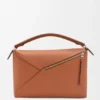 Bolso Puzzle Edge grande en piel de becerro clásica Bolso Puzzle Edge grande en piel de becerro clásica