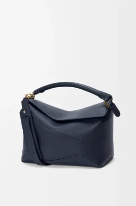 Bolso Puzzle Edge mediano en piel de becerro de grano suave
