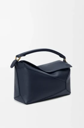 Bolso Puzzle Edge mediano en piel de becerro de grano suave