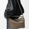 Bolso Puzzle Edge mediano en piel de becerro de grano suave Bolso Puzzle Edge mediano en piel de becerro de grano suave