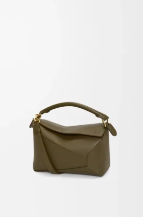 Bolso Puzzle Edge pequeño en piel de becerro clásica