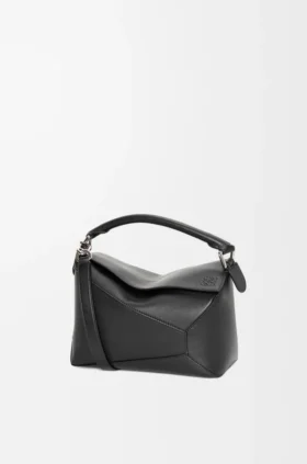 Bolso Puzzle Edge pequeño en piel de becerro clásica