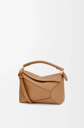 Bolso Puzzle Edge pequeño en piel de becerro de grano suave