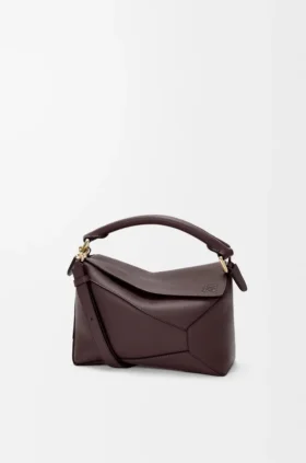 Bolso Puzzle Edge pequeño en piel de becerro de grano suave