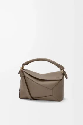 Bolso Puzzle Edge pequeño en piel de becerro de grano suave