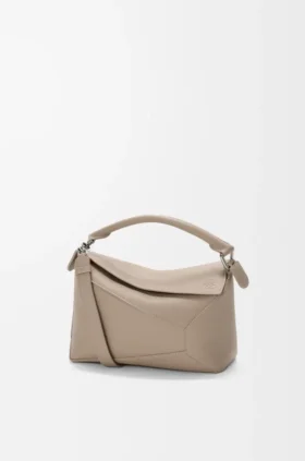 Bolso Puzzle Edge pequeño en piel de becerro de grano suave