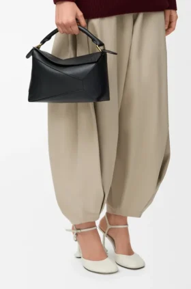 Bolso Puzzle Edge pequeño en piel de becerro de grano suave
