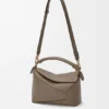 Bolso Puzzle Edge pequeño en piel de becerro de grano suave Bolso Puzzle Edge pequeño en piel de becerro de grano suave
