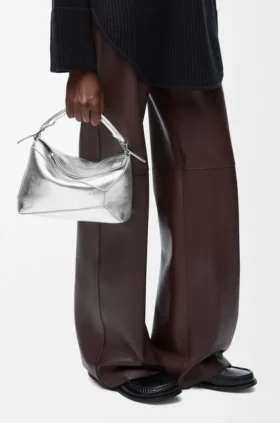 Bolso Puzzle Edge pequeño en piel de cordero laminada