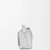 Bolso Puzzle Edge pequeño en piel de cordero laminada Bolso Puzzle Edge pequeño en piel de cordero laminada