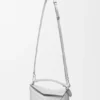 Bolso Puzzle Edge pequeño en piel de cordero laminada Bolso Puzzle Edge pequeño en piel de cordero laminada