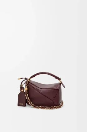 Bolso Puzzle Featherlight mini en piel de cordero napa suave