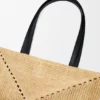 Bolso Puzzle Fold mediano de rafia Bolso Puzzle Fold mediano de rafia