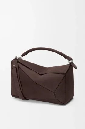 Bolso Puzzle grande en nubuck granulado