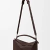 Bolso Puzzle grande en nubuck granulado Bolso Puzzle grande en nubuck granulado
