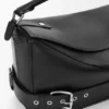 Bolso Puzzle grande estilo motero en piel de becerro brillante Bolso Puzzle grande estilo motero en piel de becerro brillante