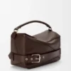 Bolso Puzzle grande estilo motero en piel de becerro brillante Bolso Puzzle grande estilo motero en piel de becerro brillante