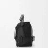 Bolso Puzzle grande estilo motero en piel de becerro brillante Bolso Puzzle grande estilo motero en piel de becerro brillante