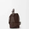 Bolso Puzzle grande estilo motero en piel de becerro brillante Bolso Puzzle grande estilo motero en piel de becerro brillante