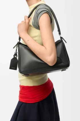 Bolso Puzzle mediano Featherlight en piel de cordero napa