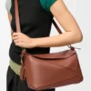 Bolso Puzzle mediano Featherlight en piel de cordero napa Bolso Puzzle mediano Featherlight en piel de cordero napa