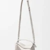 Bolso Puzzle pequeño con flecos en piel de becerro clásica Bolso Puzzle pequeño con flecos en piel de becerro clásica