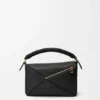Bolso Puzzle pequeño en piel de becerro lisa y piel de cordero napa Bolso Puzzle pequeño en piel de becerro lisa y piel de cordero napa