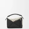 Bolso Puzzle pequeño en tejido trenzado Bolso Puzzle pequeño en tejido trenzado