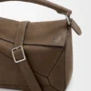 Bolso Puzzle pequeño Featherlight en nubuck granulado Bolso Puzzle pequeño Featherlight en nubuck granulado