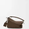 Bolso Puzzle pequeño Featherlight en nubuck granulado Bolso Puzzle pequeño Featherlight en nubuck granulado