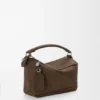 Bolso Puzzle pequeño Featherlight en nubuck granulado Bolso Puzzle pequeño Featherlight en nubuck granulado