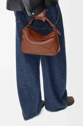 Bolso Puzzle pequeño Featherlight en piel de cordero napa
