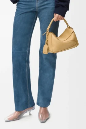 Bolso Puzzle pequeño Featherlight en piel de cordero napa