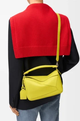 Bolso Puzzle pequeño Featherlight en piel de cordero napa