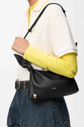 Bolso «Scarf» mini en piel de becerro lisa