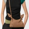 Bolso «Scarf» mini en piel de becerro lisa Bolso «Scarf» mini en piel de becerro lisa