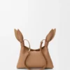 Bolso «Scarf» mini en piel de becerro lisa Bolso «Scarf» mini en piel de becerro lisa