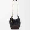 Bolso Squeeze pequeño en piel de becerro napa tejida