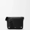 Bolso tipo bandolera Pebble mediano en piel de becerro lisa Bolso tipo bandolera Pebble mediano en piel de becerro lisa