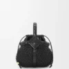 Bolso tipo cesta redondo «Mini Diamond» en piel de becerro Bolso tipo cesta redondo «Mini Diamond» en piel de becerro