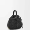 Bolso tipo cesta redondo «Mini Diamond» en piel de becerro Bolso tipo cesta redondo «Mini Diamond» en piel de becerro
