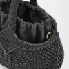 Bolso tipo cesta redondo «Mini Diamond» en piel de becerro Bolso tipo cesta redondo «Mini Diamond» en piel de becerro