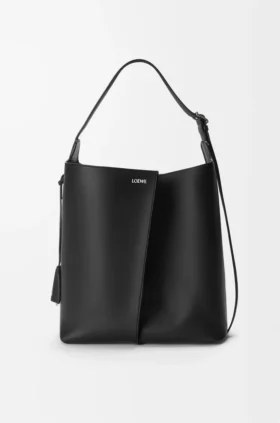 Bolso tipo cubo Bilbao grande en piel de becerro lisa
