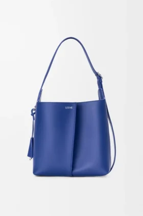 Bolso tipo cubo Bilbao mediano en piel de becerro lisa